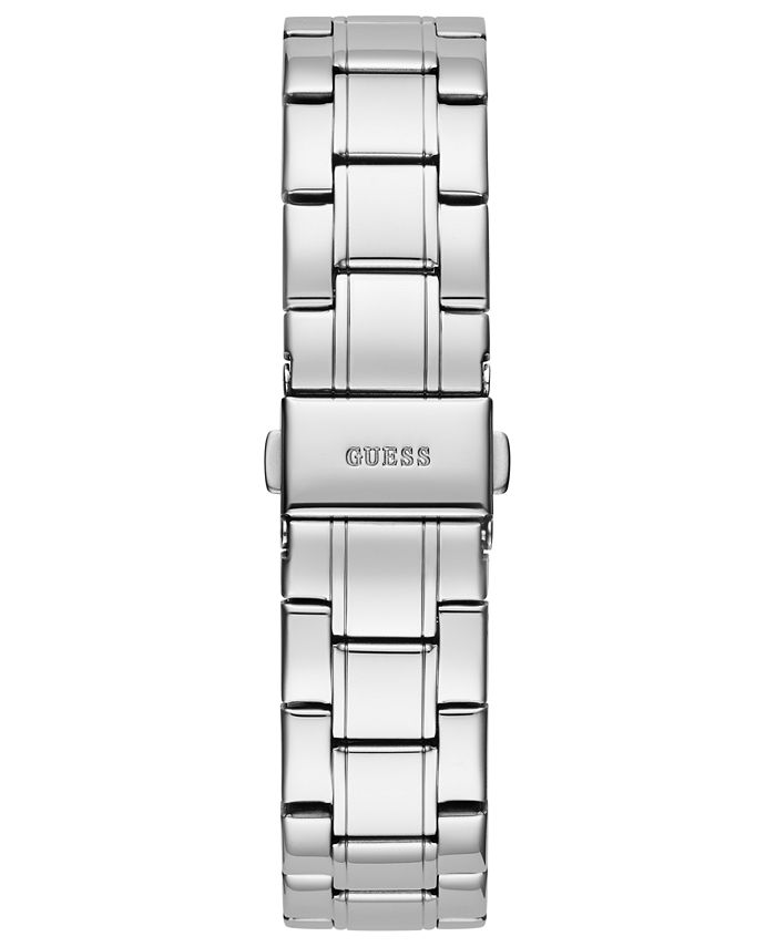 Guess Soho Champagne Dial Stainless Steel Mesh Bracelet Watch For Women - W0638L2