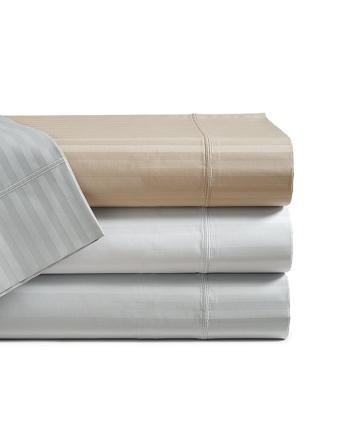 Charter Club Sleep Luxe Stripe 100 Pima Cotton 1000 Thread Count 4 Pc