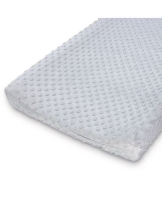 2 Pack Minky Dot Solid Changing Pad Covers