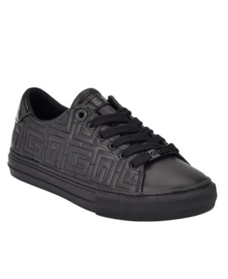 guess black slip on sneakers