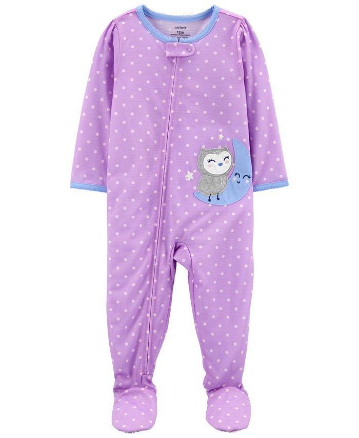 Carter's Toddler Girls 1Piece Loose Fit Footie Pajamas Macy's