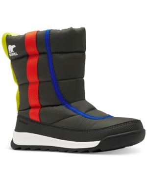 image of Sorel Big Kids Whitney Ii Puffy Mid Boots Women-s Shoes