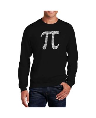 Men's Word Art The First 100 Digits Of Pi Crewneck Sweatshirt