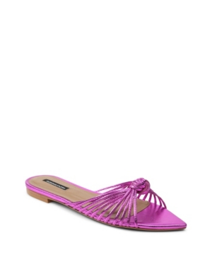 image of Bcbgmaxazria Women-s Vada Flat Sandal Women-s Shoes