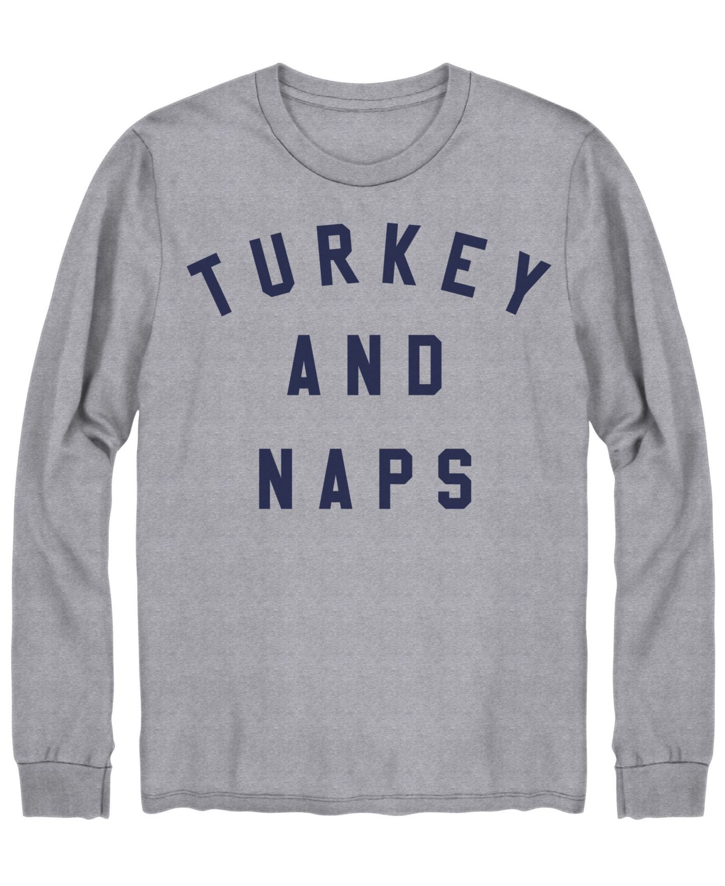 Мужская футболка AIRWAVES Football Turkey Nap Repeat Short Sleeve, цвет: Меланжевый серый — фото 1