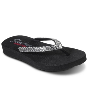 image of Skechers Women-s Cali Meditation - Shine Flip-Flop Thong Sandals from Finish Line