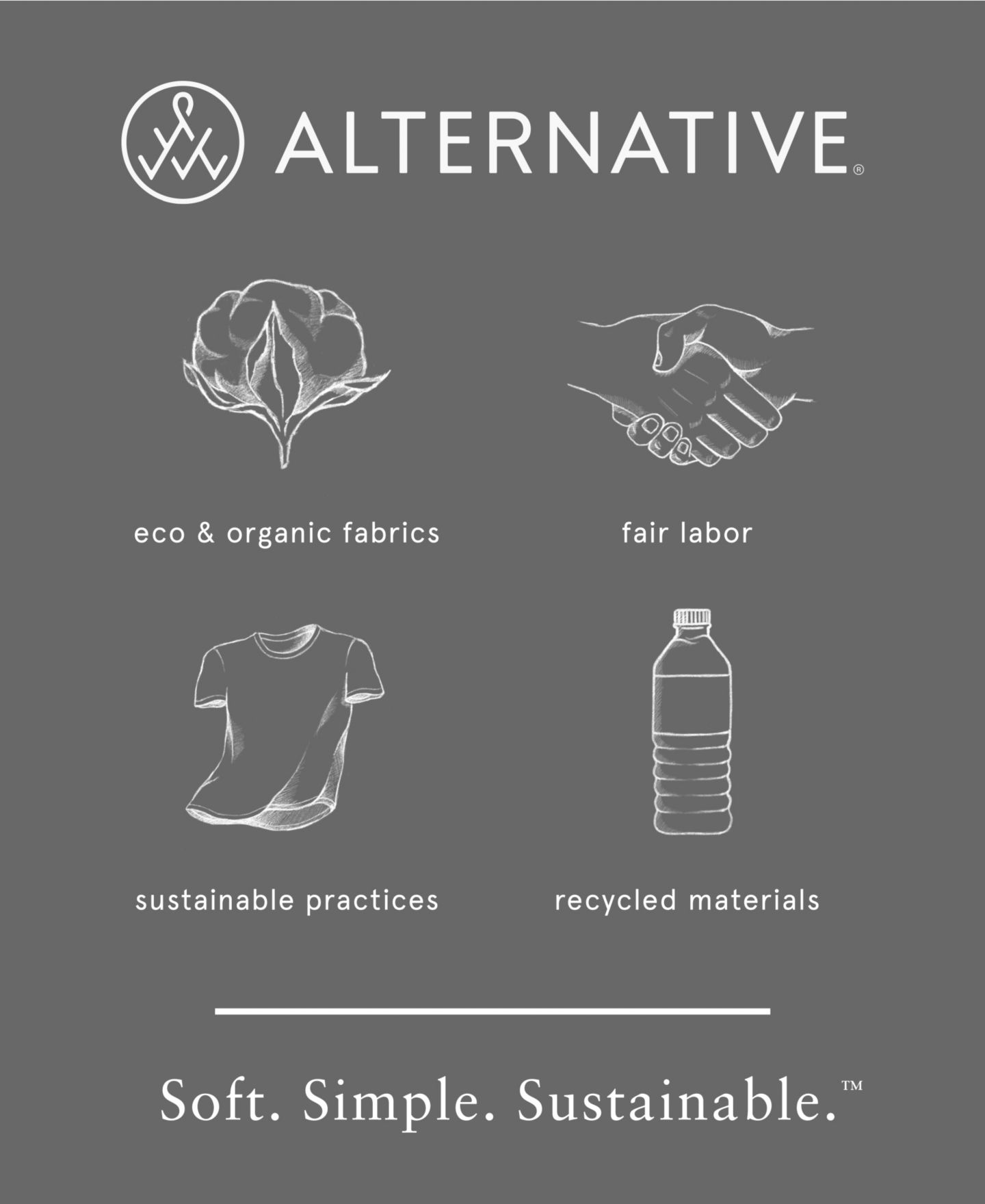 Мужская футболка Alternative Apparel Crew, цвет: Земляной — фото 2