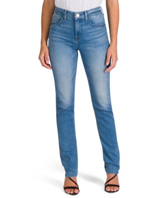 JEN7 by 7 For All Mankind High Waisted Slim Straight Jeans Macy s