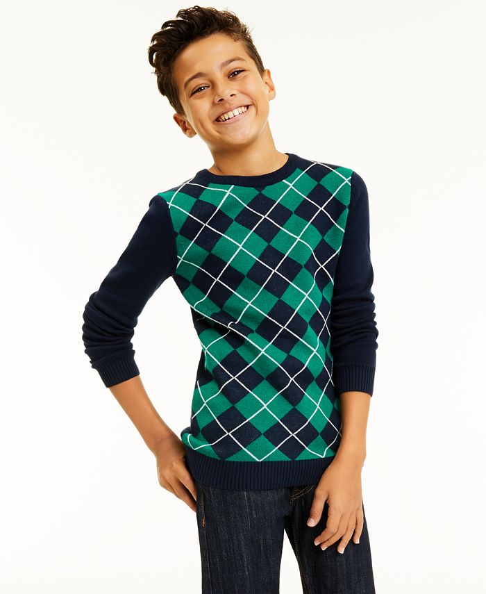 Boys argyle outlet sweater