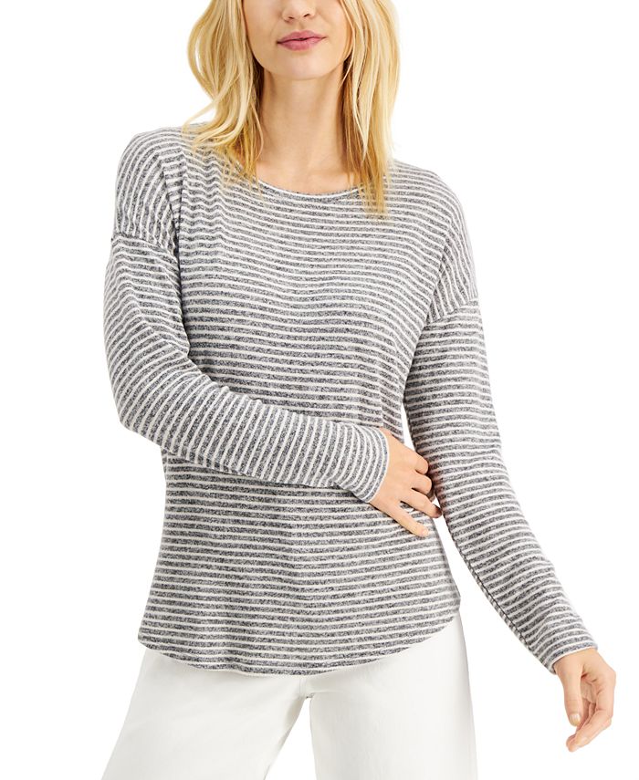 macy's inc long sleeve tops