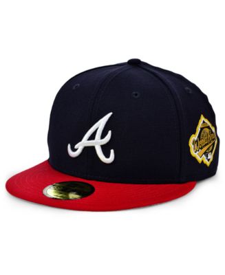 New Era Atlanta Braves Vintage World Series Patch 59FIFTY Cap - Macy's