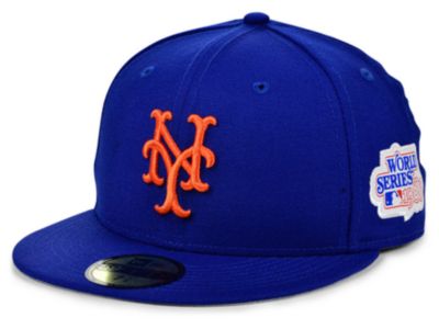 mets world series patch hat