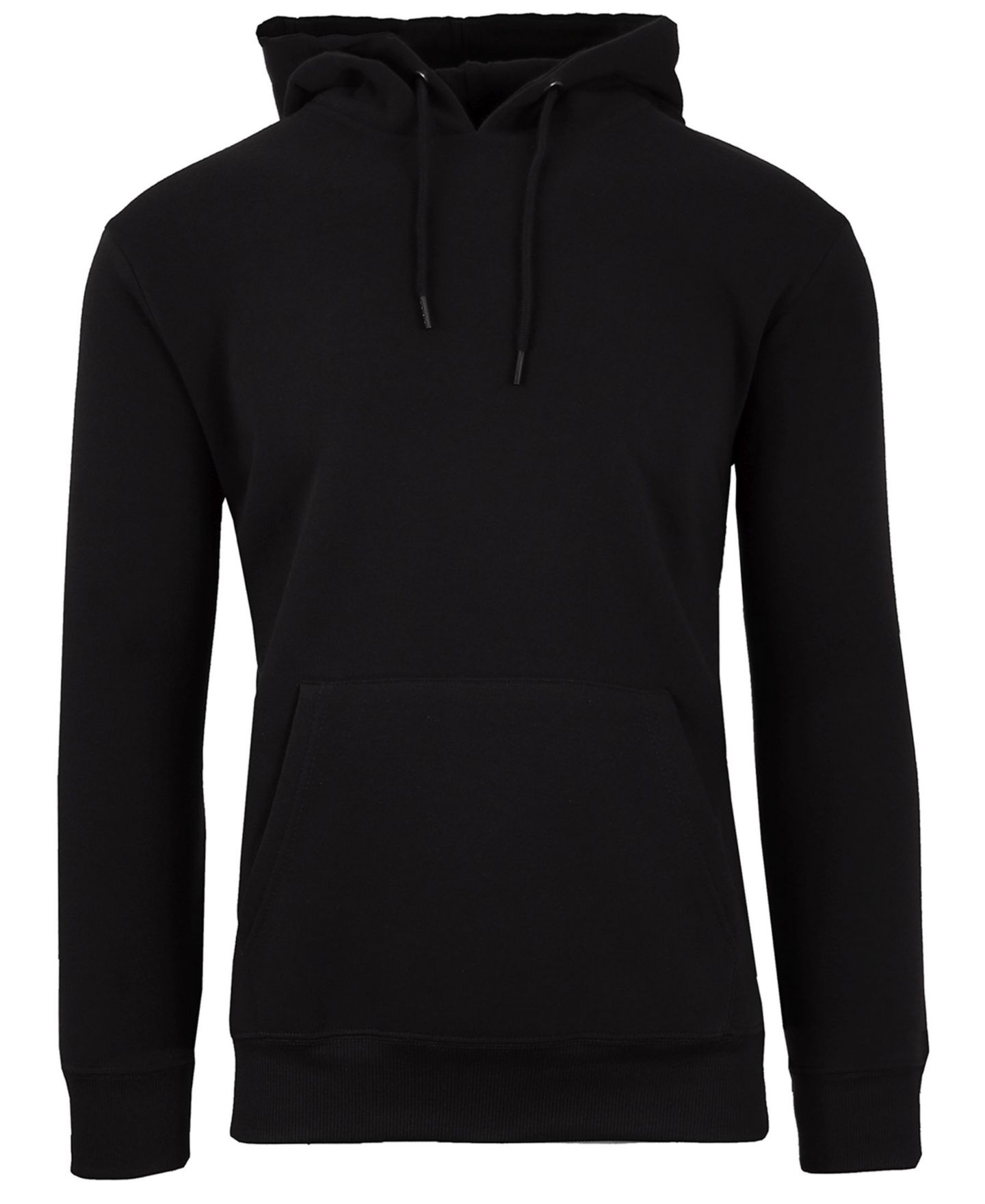 Мужское худи Galaxy By Harvic Slim-Fit Fleece-Lined Pullover, цвет: Чёрный — фото 1