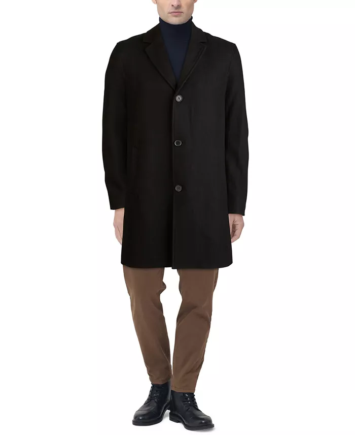 Men's Melton Classic-Fit Topcoat - thumbnail 5