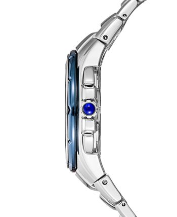 Seiko - Men's Solar Coutura Chronograph Stainless Steel Bracelet Watch 44mm
