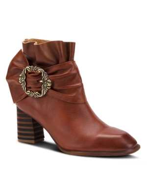image of L-Artiste Women-s Milagros Architectural Heel Booties Women-s Shoes