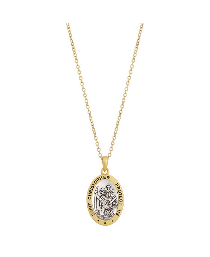 Macy's st sale christopher necklace