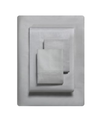 Solid 800 Thread Count Cotton Sateen 4 Piece Sheet Set, King