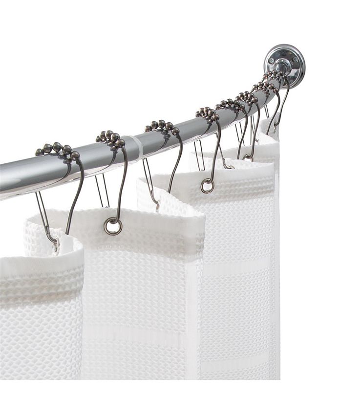 Bath Bliss Carabiner Shower Curtain Roller Rings, Pack of 12 Macy's