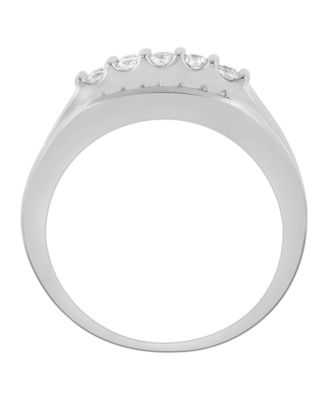 Men's Diamond (1/2 ct. t.w.) Ring in 10K White or Yellow Gold