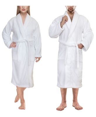 American Soft Linen Luxury Hotel Spa Warm Shawl Collar Fleece Bath Robe Collection Bedding