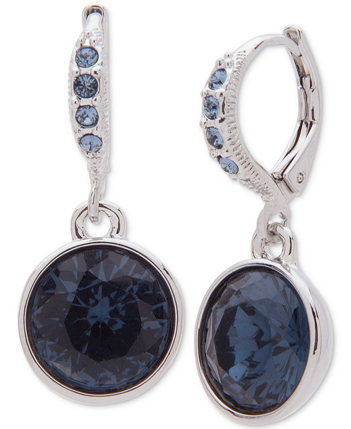 Givenchy Round Stone Drop Earrings & Reviews - Earrings - Jewelry & Watches  - Macy's