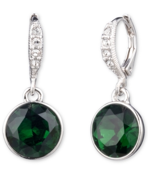 image of Givenchy Round Stone Drop Earrings