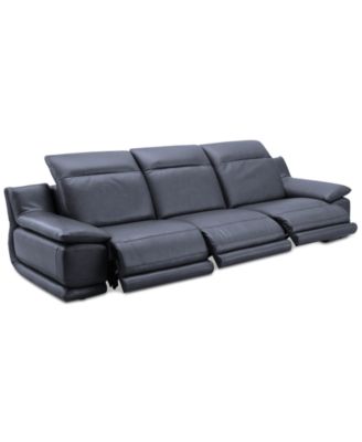 Daisley 3-Pc. Leather Sofa with 3 Power Recliners
