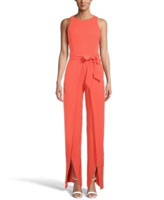 orange dressy jumpsuit