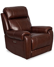 Orlyn Leather Power Recliner, Created for Macy's