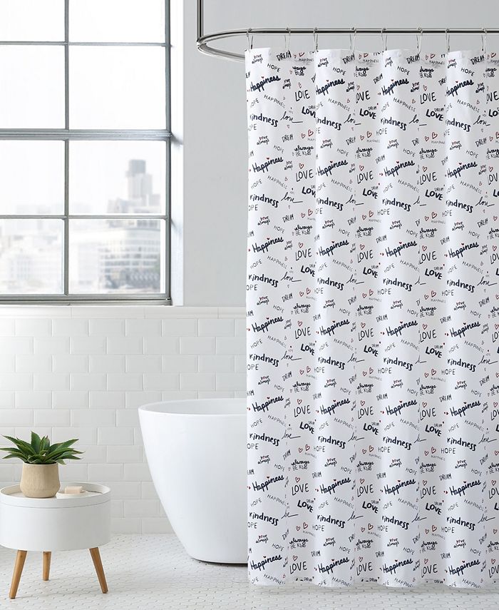 ED Ellen Degeneres Always Kindness Shower Curtain Macy's