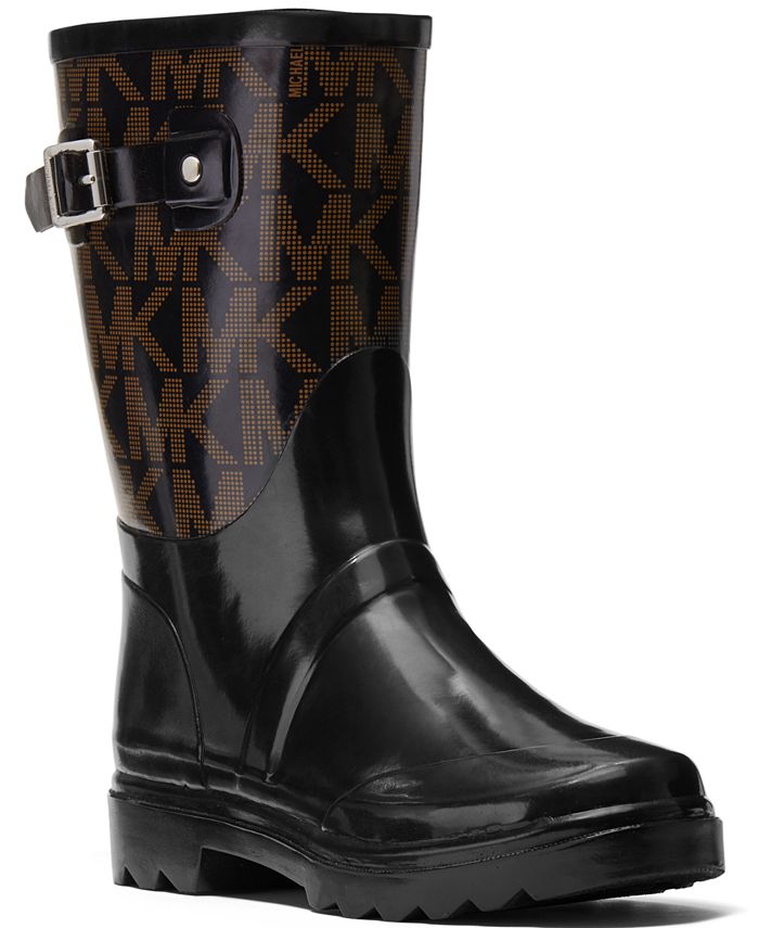 Michael Kors MK Logo Rain Boots - Macy's
