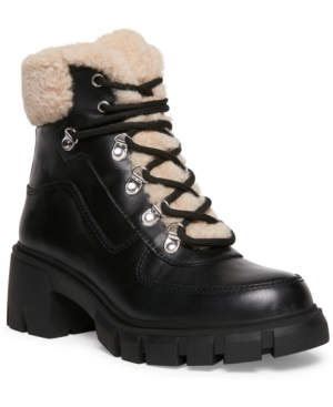 image of Steven New York Women-s Henley Chunkly Lug Sole Booties