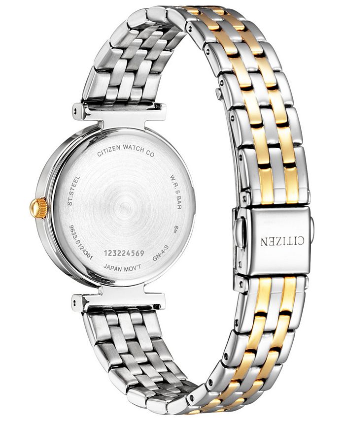 Citizen Women's Two-Tone Stainless Steel Bracelet Watch 24mm - Macy's