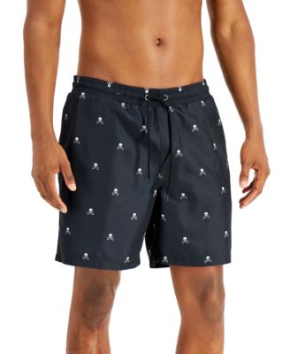Club Room Men's Skull Swim Trunks 