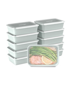 Bentgo Food Prep 1-compartment Food Storage Containers, Pack Of 10 In Mint