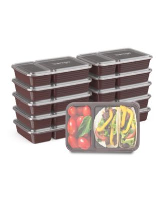 Bentgo Food Prep 2-Compartment Food Storage Containers, Pack of 10 - Macy's