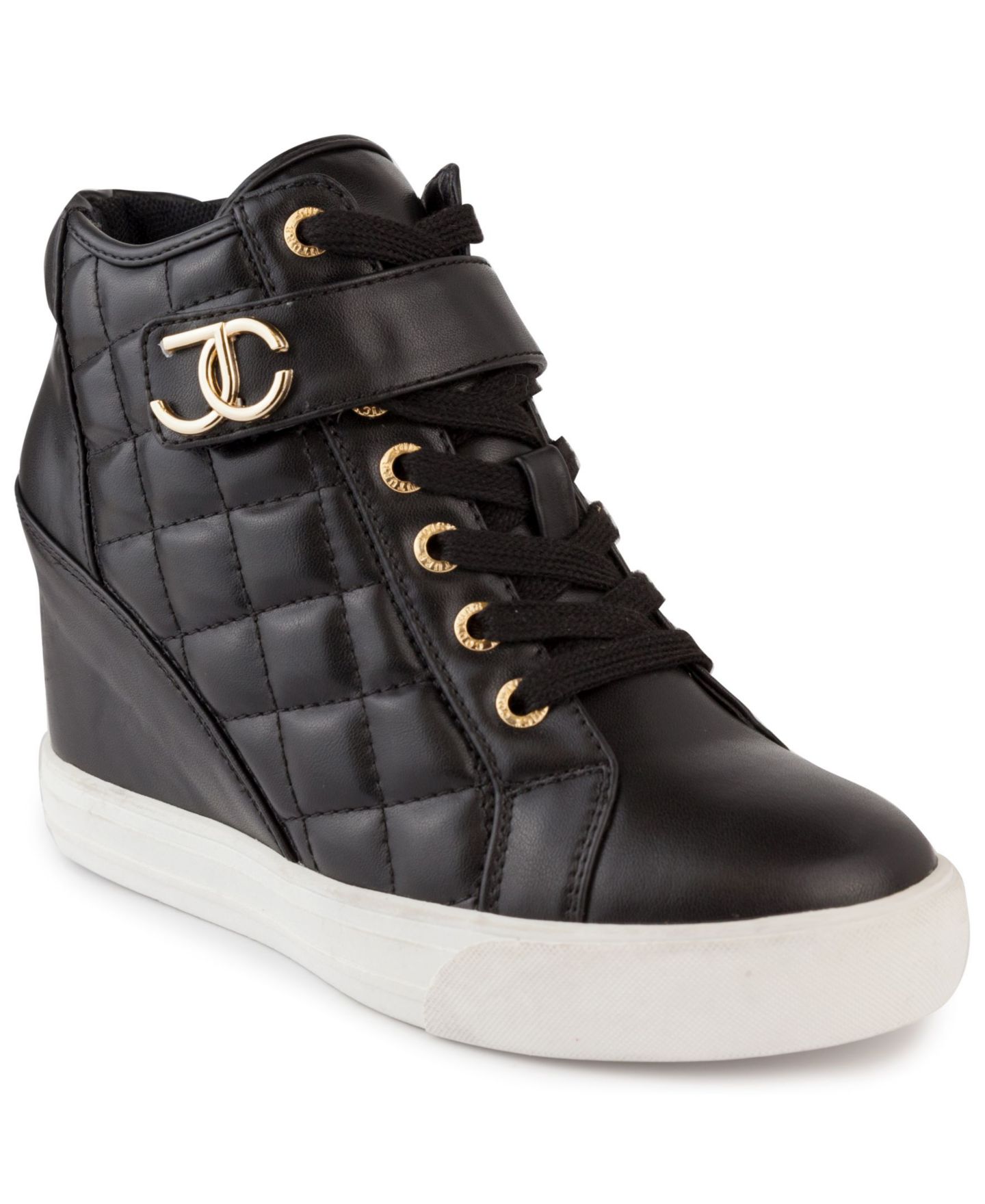 Женские кроссовки Juicy Couture Journey Wedge, цвет: Чёрный — фото 1