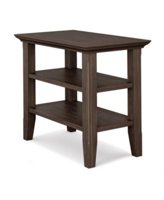 Acadian Solid Wood Narrow Side Table
