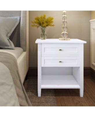 Warm Shaker Bedside Table