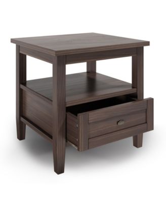 Warm Shaker End Table