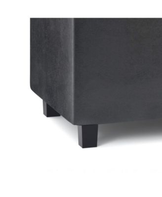 Cosmopolitan Contemporary Rectangle Storage Ottoman