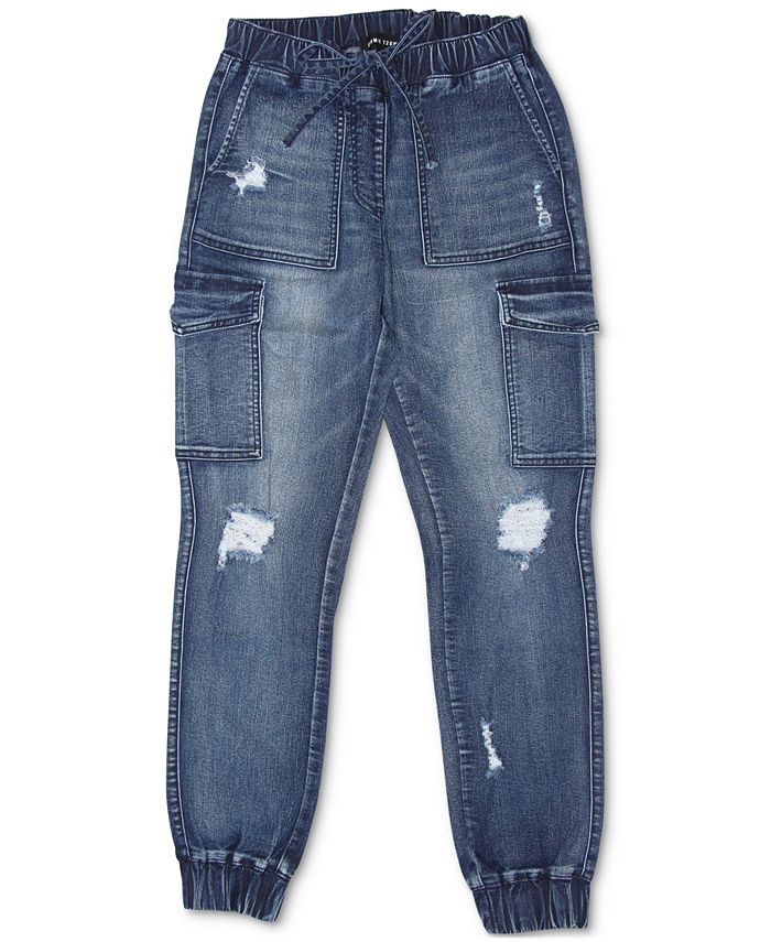 Almost Famous Juniors' Ripped Cargo Joggers & Reviews - Jeans - Juniors - Macy's