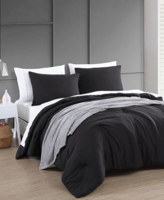 Onyx House Anniston Enzyme 8 Piece Comforter Set With Throw Bedding