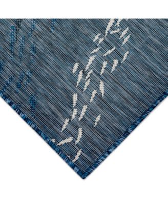Liora Manne Carmel School of Fish 1'11" x 7'6" Runner Rug