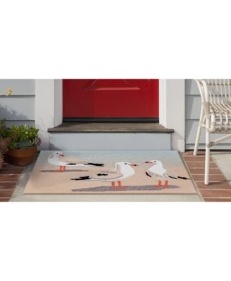 Frontporch Gulls Sand 2' x 3' Outdoor Area Rug