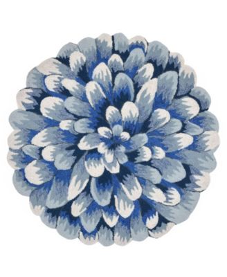 Frontporch Mum 3' x 3' Round Rug