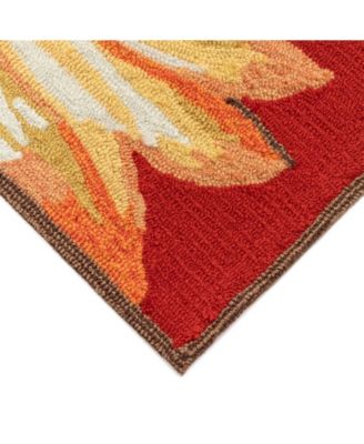 Frontporch Sunflower Red 2' x 3' Outdoor Area Rug