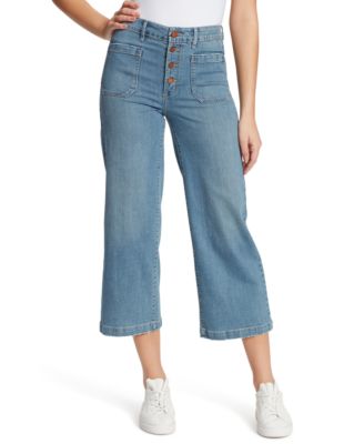 WILLIAM RAST Cropped Wide-Leg Jeans 
