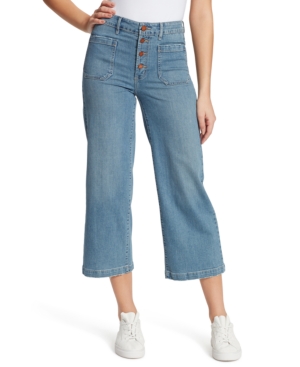 image of William Rast Cropped Wide-Leg Jeans